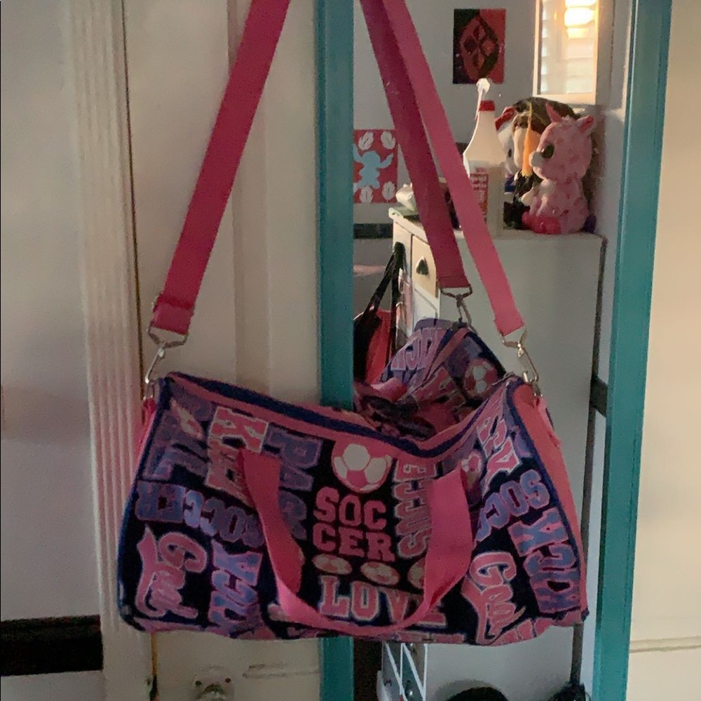 Justice Just for Girls Soccer Duffle Bag